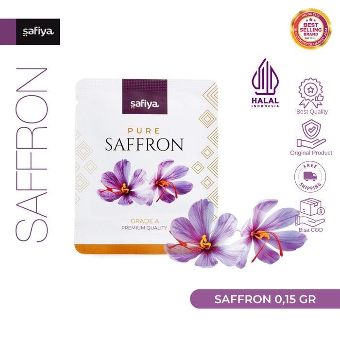 

Rps Safiya Bunga Saffron Sachet Asli 0,15 Gr Super Negin Grade A Premium