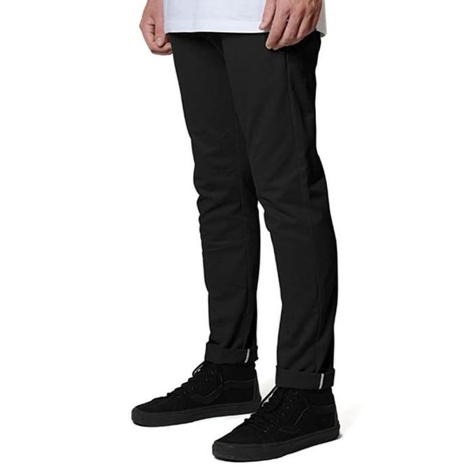 ST DICKIES-WP811 Skinny Fit Straight Double Knee-BK
