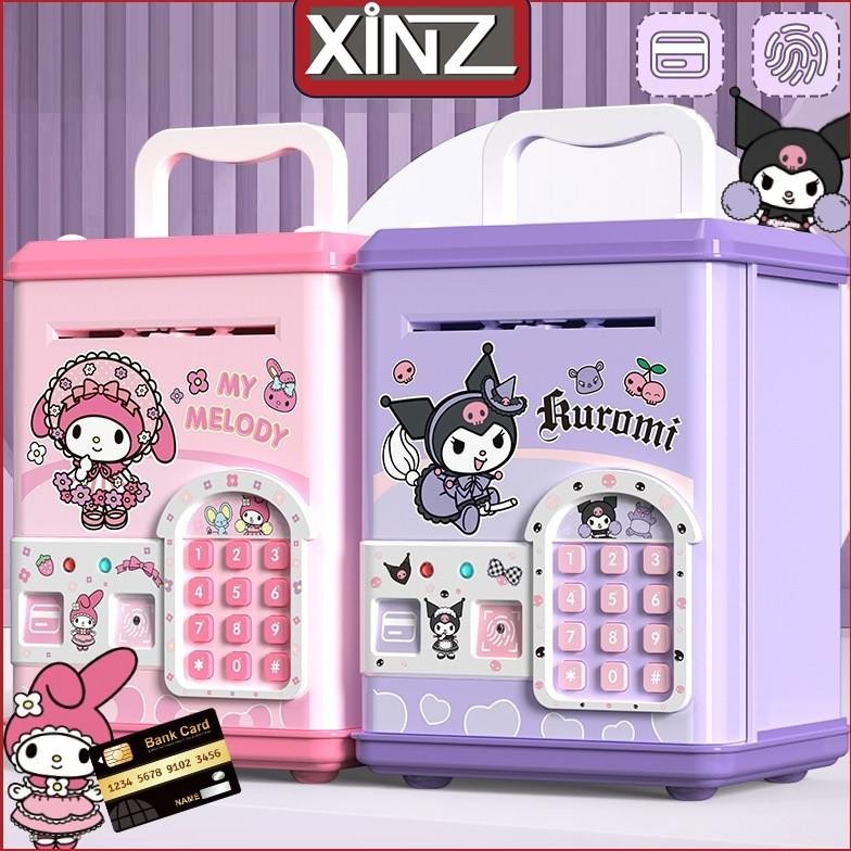 Termurah Xinz Kuromi Elektrik Celengan Fingerprint Safe Brankas Mainan Kotak Penyimpanan Uang Dengan