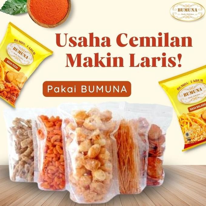 

Bumbu Tabur Rasa Balado 1 Kg Bumuna / Seasoning Powder Pasti Promo