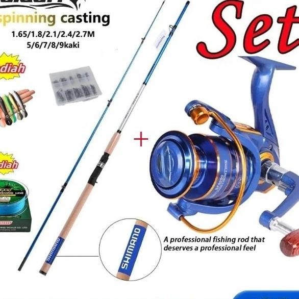 Shimano Tersedia Joran Pancing Full Set Joran Pancing Full Set 1.8M2.1M2.4M3M Joran Pancing Dengan U
