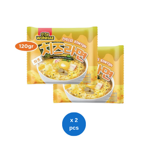 

Wonhae Cheese Ramyun 120gr x 2 pcs