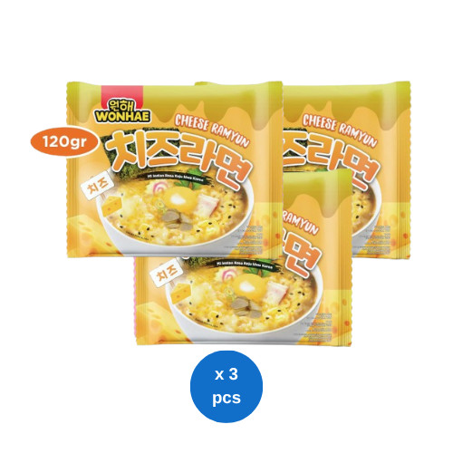 

Wonhae Cheese Ramyun 120gr x 3 pcs