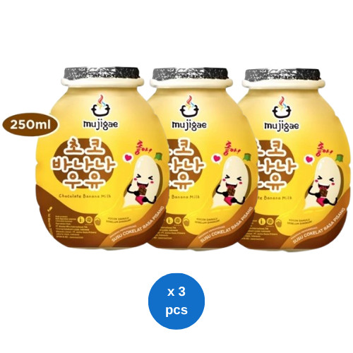

Mujigae Banana Milk Chocolate 250ml x 3 pcs