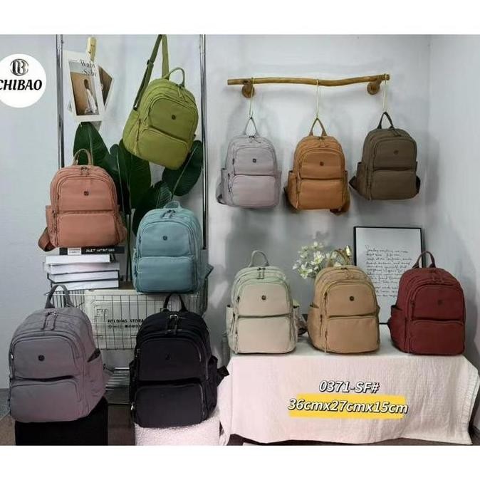 Tas Ransel Wanita dan Pria Chibao CB 0371-SF + Free Dustbag ss