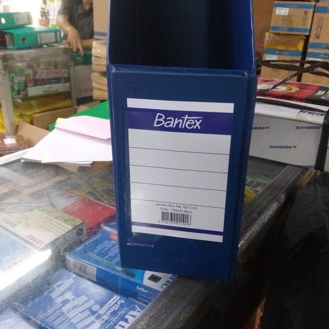 

Stok Terbatas Box File Bantex Jumbo 4011 - Kotak Arsip Folio 10Cm