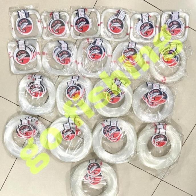 Senar Damyl / Damil warna PUTIH - ukuran lengkap 2 LBS - 200 LBS