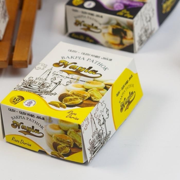 

FF ( PAKET 6 BOX ) BAKPIA NAYLA JOGJA ISI 10 Snack Cookies Food Makanan Manis Cemilan