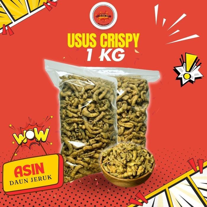 

FF 1kg - USUS CRISPY PEDAS DAUN JERUK Goreng Asin