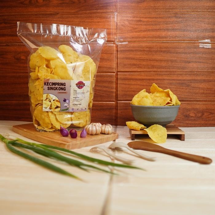 

FF 500GR Kecimpring Singkong Bawang Daun, Comring, Makanan Camilan Cemilan Food / Snack