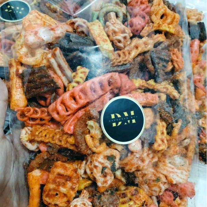 

FF SEBLAK MIX 1kg 500gr 250gr 100grPEDAS GURIH ASIN KRUPUK SEBLAK MIX Food K Camilan Makananerupuk Snack Kering Keripik Kripik Cemilan Kerupuk