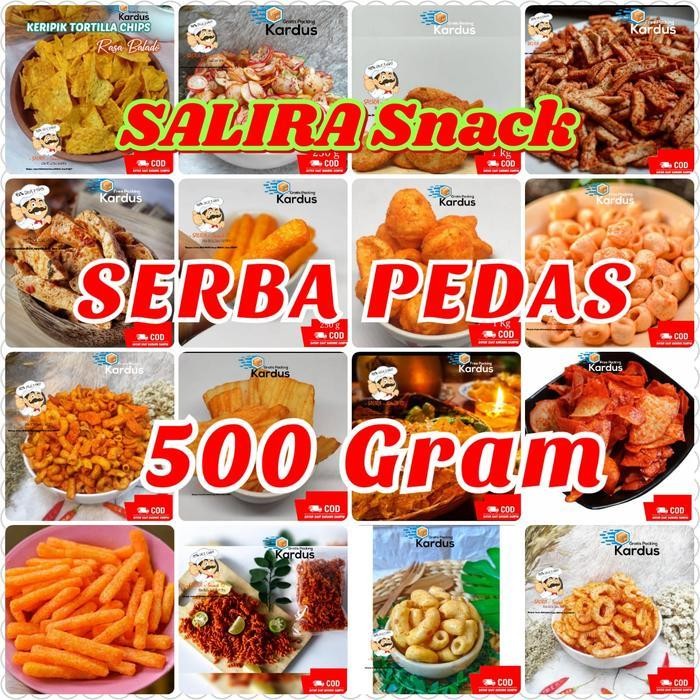 

FF [COD] SERBA PEDAS 500g | ANEKA MAKANAN SUPER PEDAS jajanan MURAH RASA