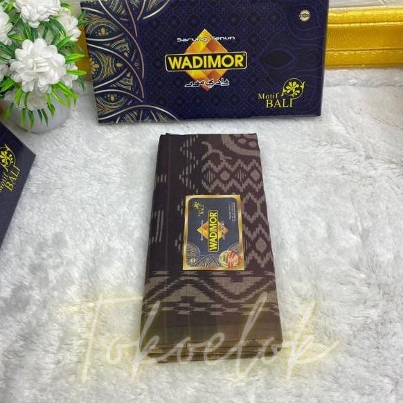 sarung tenun wadimor bali motif kembang mewah  dewasa  kain  nyaman  lembut  keren  Muslim Batik Pri