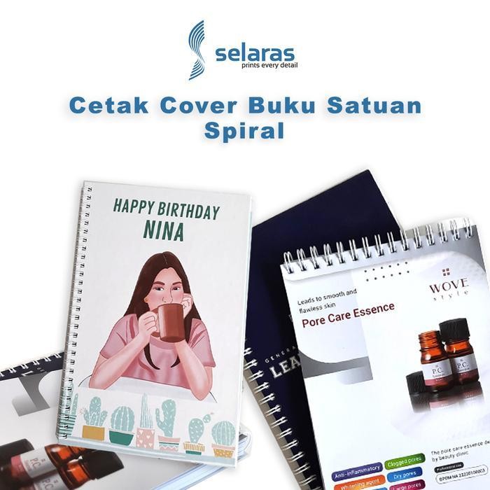 

(Terbaru) Hard Cover / Soft Cover Finishing Jilid Kawat Spiral Bestseller