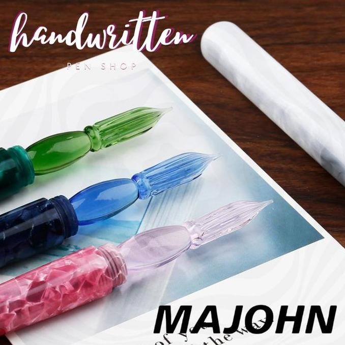 

PROMO! MAJOHN N10 Glass Dip Pen With Cap / Calligraphy