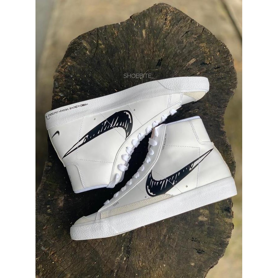Nike Blazer Mid Vintage 77 Sketch White Black