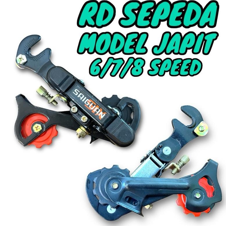 [Kecil (( Rd Model Japit )) Rd Sepeda 6 7 8 Speed Pemindah Gigi Gear Belakang Sepeda Model Capit / J