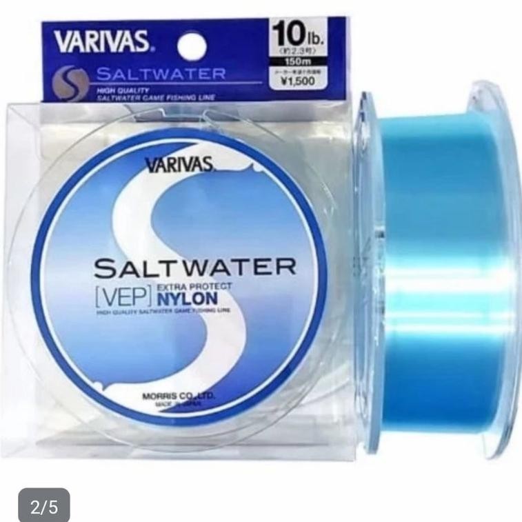 senar pancing varivas saltwater 150m blue
