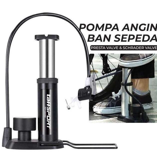 Pompa Ban Sepeda Motor Listrik Bola Injak Kaki Indikator Tekanan Angin