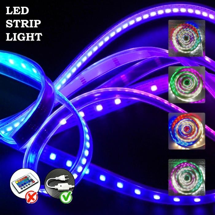 RS (COD)Lampu LED Strip Hari Kemerdekaan 6 Warna Lampu Hias/Lampu hias bendara hari nasional/Lampu H