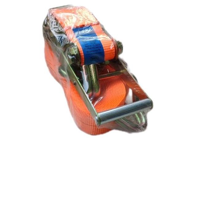 Webbing Cargo Track Belt 10 Ton X 10 Meter Tali Ratchet Tie Down Sands Tali Sabuk Truck Co