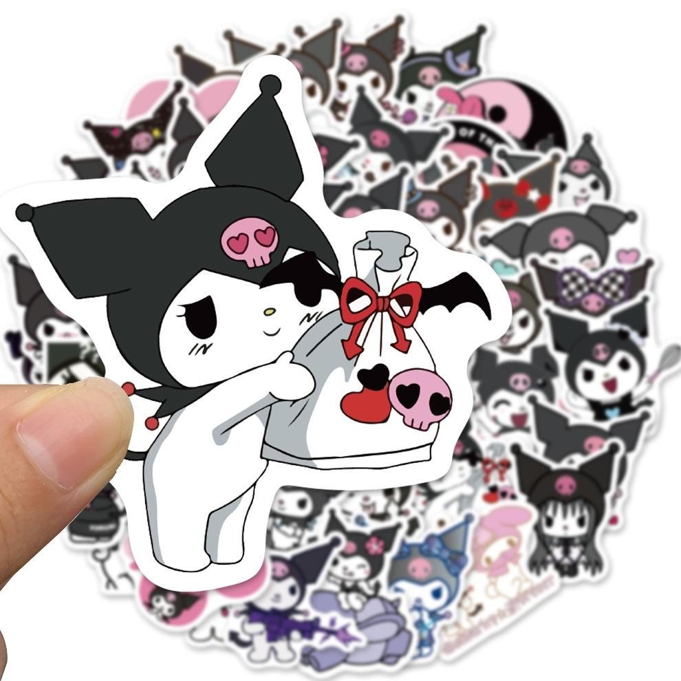 

NG [50Pcs]Stiker Lucu Kawaii Stiker Kuromi Stiker Anime Decal Vinyl Stiker Anti Air- Sticker Aesthetic Stiker Buku Journal Stiker Koper Stiker Casing HP Tablet Stiker Laptop Helm MotorStiker Boto Viral Kekinian Terbaru 2025 VF-57