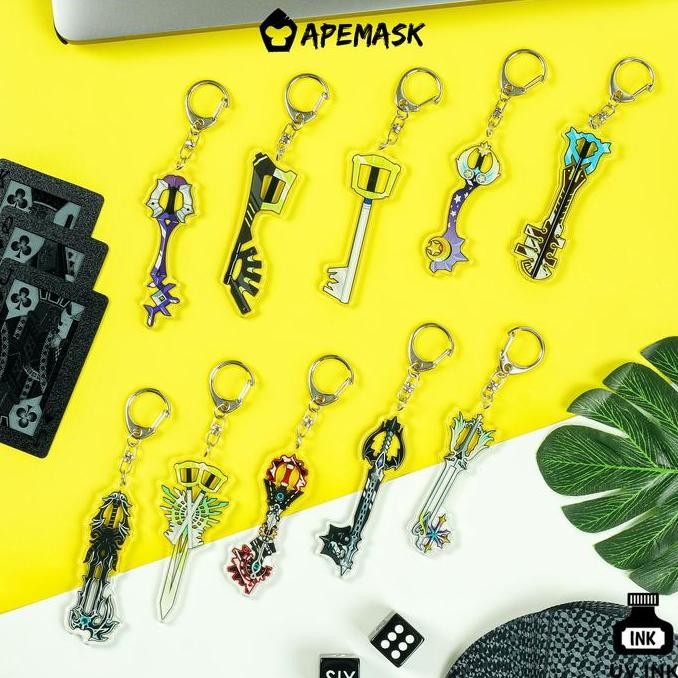 Stok Terbatas Gantungan Kunci Keyblade Kingdom Hearts Design Eksklusif
