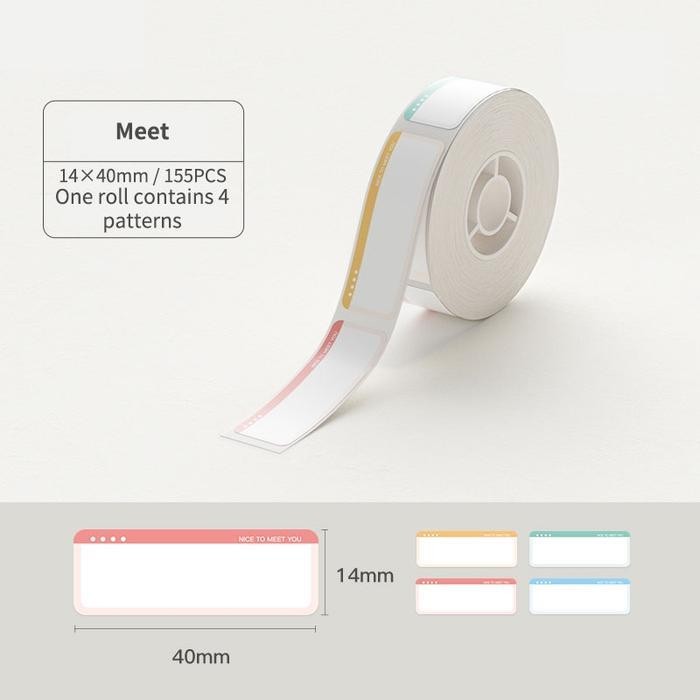 

RS NIIMBOT D11/D110/D101 Stiker Label Pola Kartun Lucu, Stiker Label Klasifikasi Nama Rumah Tangga Kertas