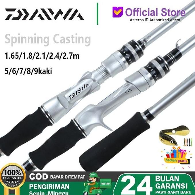 DAIWA Rod Casting Rod Spinning Rod Fishing BC Rod Jigging Joran Pancing Sea Fishing Pole Portable Ba
