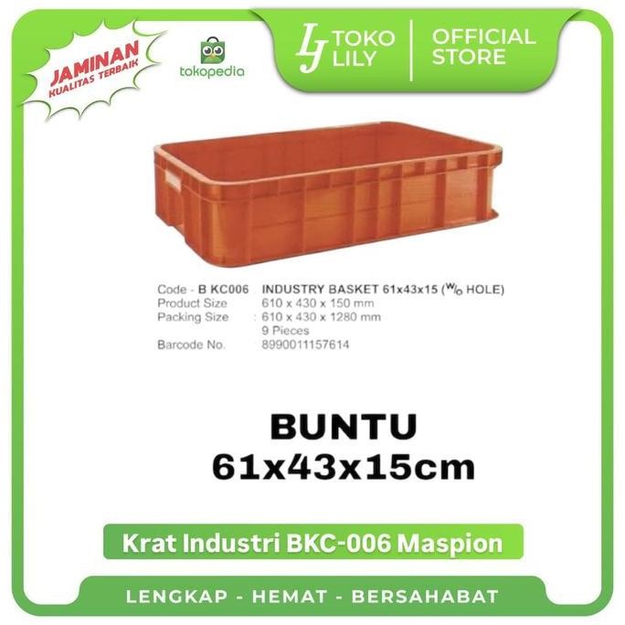 Keranjang Industri Krat Serbaguna Bkc-006 Maspion Co