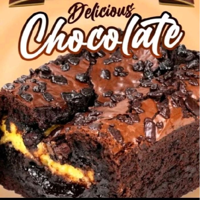 

IX Brownies Insert Cheese (BROWCHEESE) 12 x 12 cm, brownies isi keju Golden France