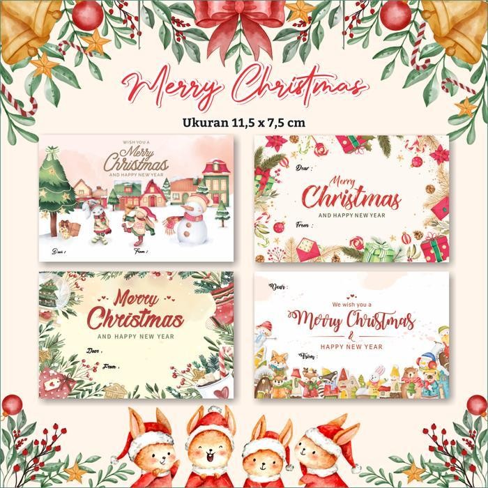 

CJ Kartu Ucapan NATAL BIG SIZE 11,5 x 7,5 cm - Greeting Card NATAL