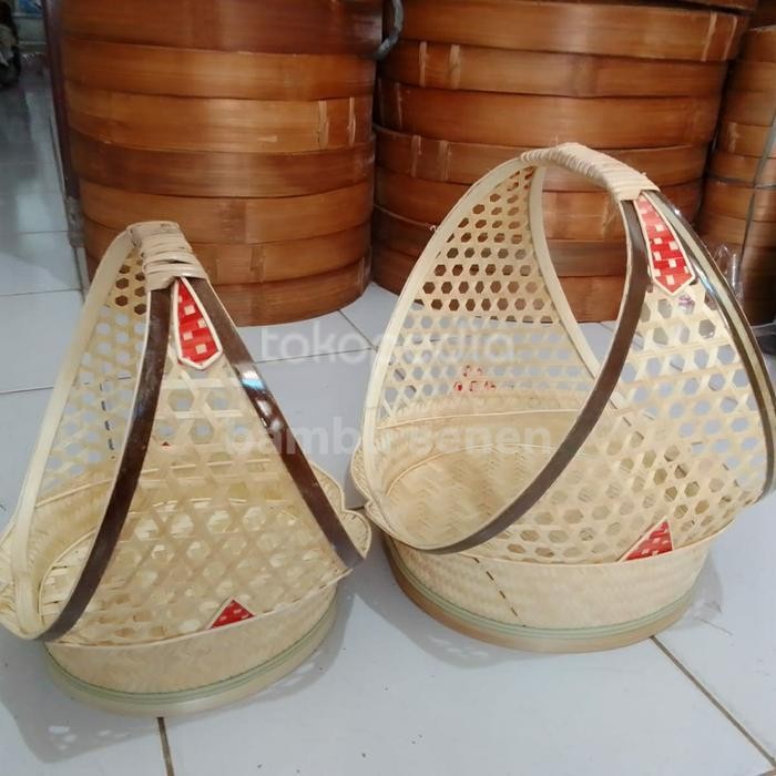 

IX keranjang buah keranjang bambu cincin