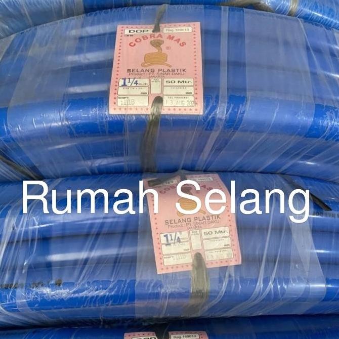 Bst Ready Selang Dop Cobra Mas 1 1/4 Inch Rollan / Selang Air 1 1/4 Inci Bagus Best Seller