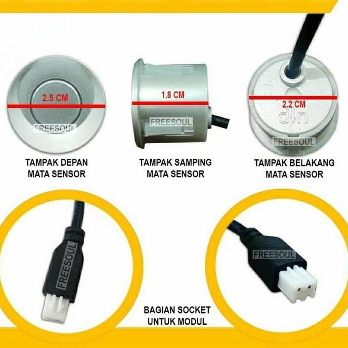 Promo Parkir Sensor Mundur 2 Titik Bunyi Mobil All New Ertiga Baleno Scross