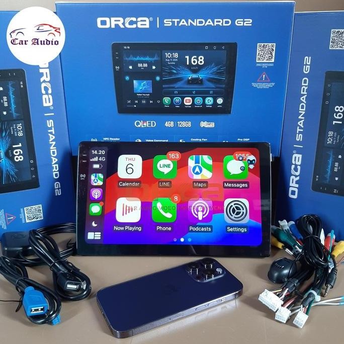 Head Unit ANDROID ORCA 9" RAM 4GB + 64GB ROM ORCA NEW STANDARD 4/64GB