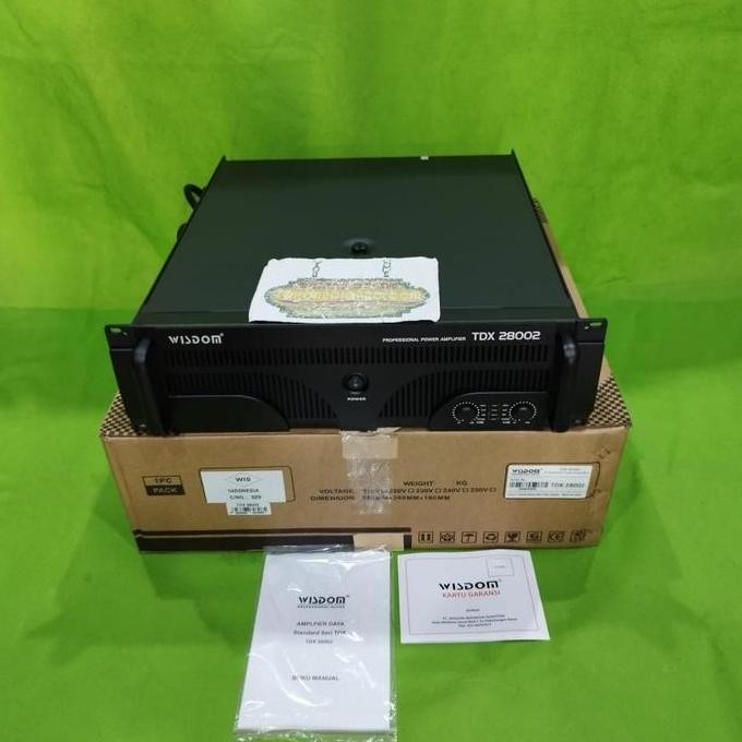 Wisdom TDX28002 Power Amplifier Wisdom TDX-28002