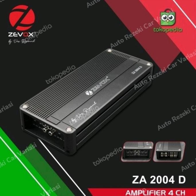 Power Amplifier Mobil 4 channel Zevox ZA 2004 D By Vox Best PM