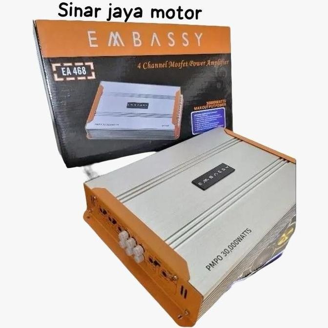 POWER MOBIL 4 Channel 30. Watt EMBASSY EA-468 ORINAL Power Embassy