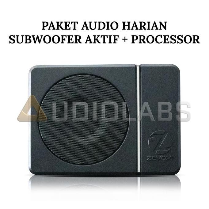 paket audio harian processor & subwoofer