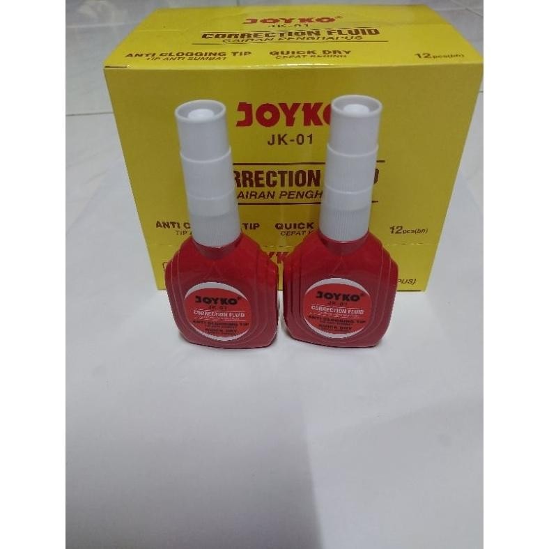 

Tip Ex Joyco JK-01 Botol Merah @ 12 Pcs