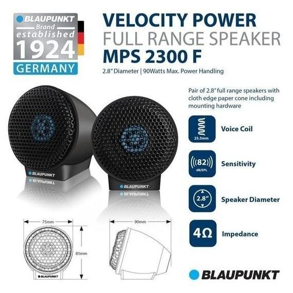Speaker Full Range Blaupunkt MPS 2300 F / Speaker Kecil Blaupunkt