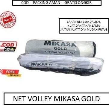 Net Bola Voli Mikasa Gold Volley Volly -Net Voli Murah - Net Bola Voli Ball Outdoor