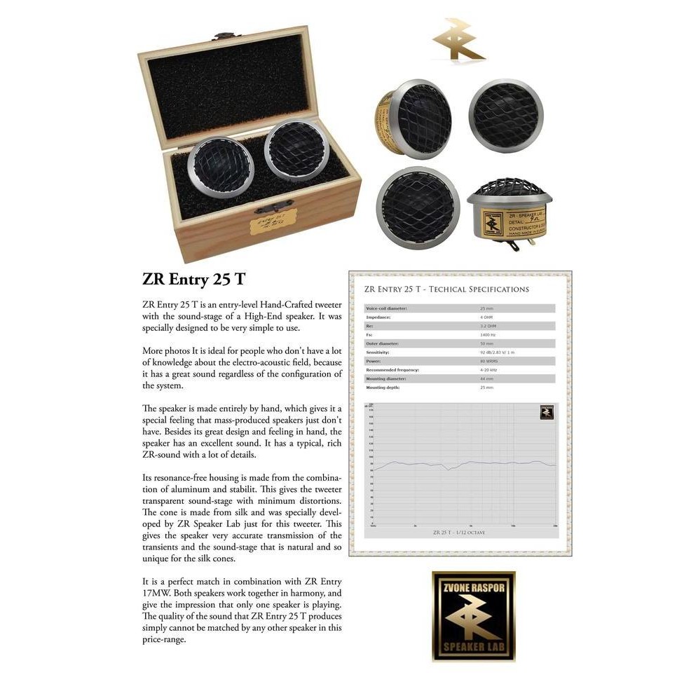 Tweeter Zvone Raspor 25 T
