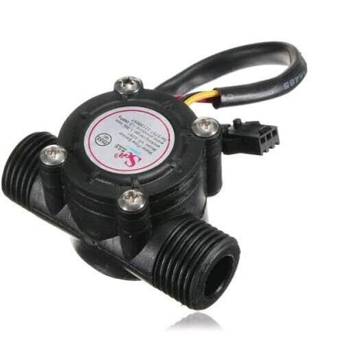 Flow Sensor Ukuran 1/2 Sea Alat Hitung Takaran Bensin Pom Mini Digital Kabel Co