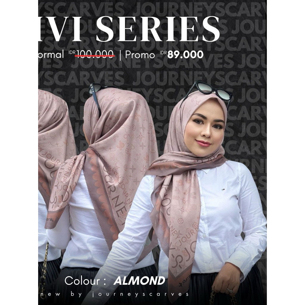 NEW HIJAB JOURNEY KW TERBARU LIVI SERIES JOURNEY SCRAVES