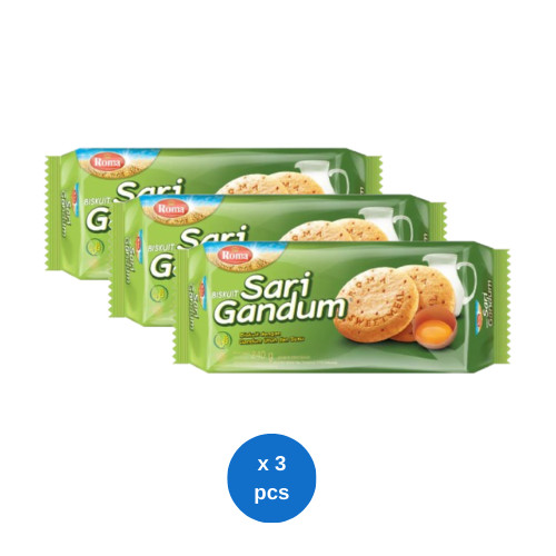 

Roma Sari Gandum 240gr x 3 pcs