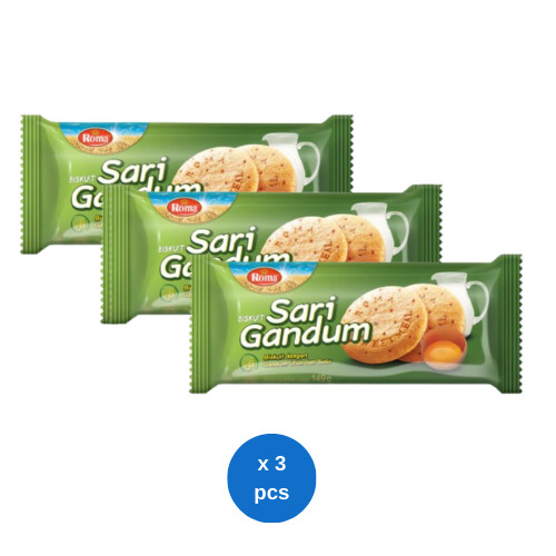 

Roma Sari Gandum 149gr x 3 pcs