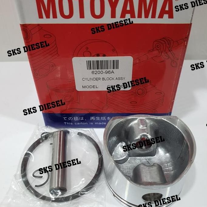 Cs 10000 Cylinder Block Blok Komplit Chainsaw Sinso Motoyama 48Mm Asli New Stok