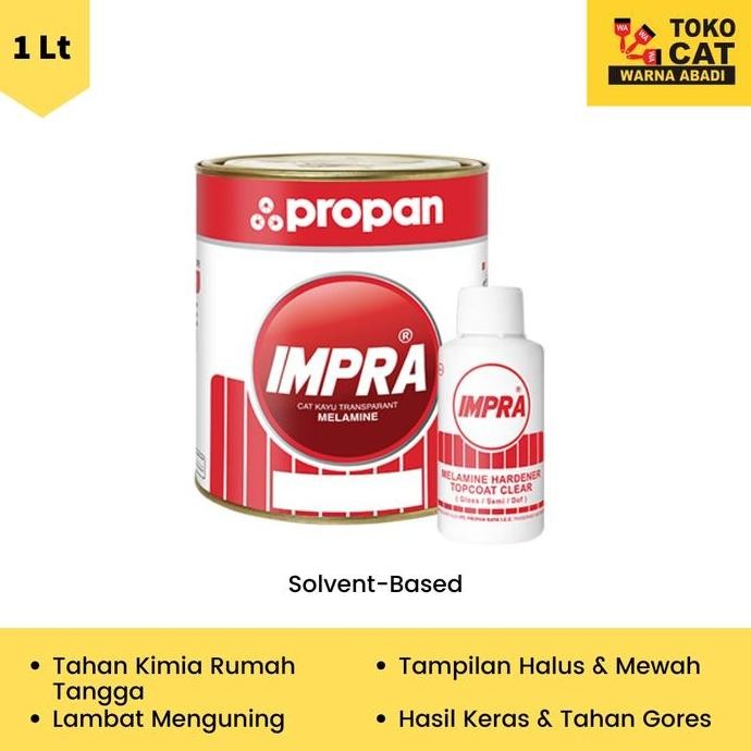 Cat Kayu Politur Impra Melamine 1 Liter